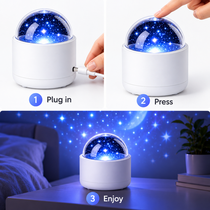 Velmoriao Starry Sky Night Light Projector