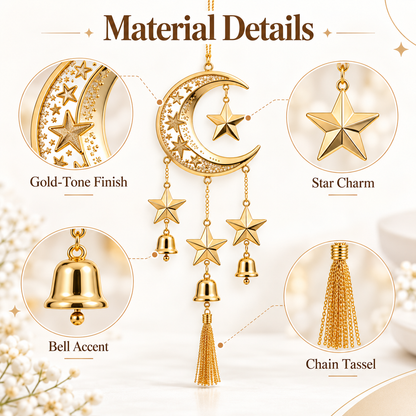 Velmoriao Moon & Star Hanging Decor