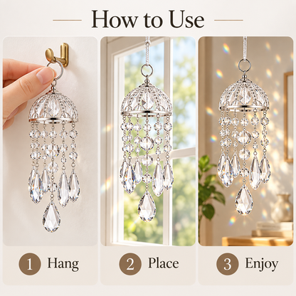 Velmoriao Crystal Prism Hanging Decor