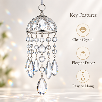 Velmoriao Crystal Prism Hanging Decor