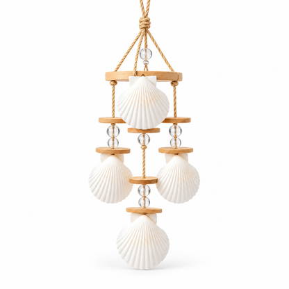 Velmoriao Seashell Hanging Wind Chime Decor