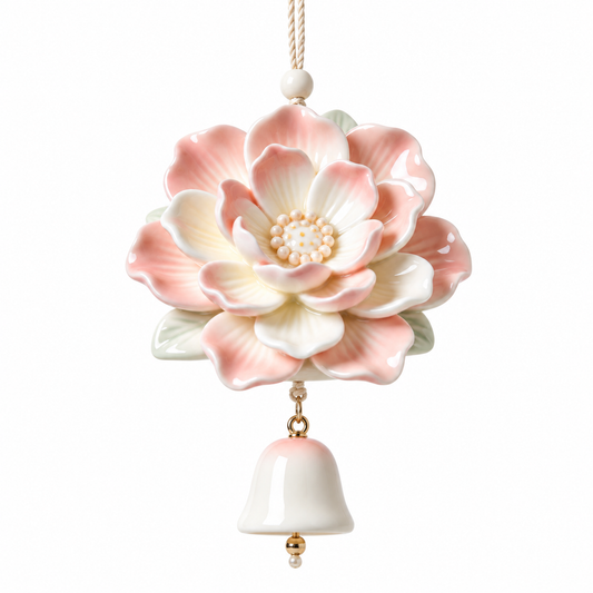 Velmoriao Floral Hanging Bell Decor