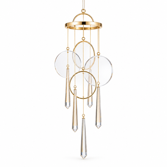Velmoriao Crystal Ring Hanging Decor